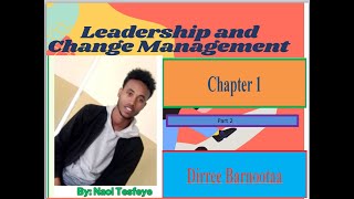 Introduction To Management Chapter 1 Part 2 By Afaan Oromoo Dirree ...