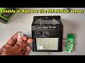 How to Disable or Remove The PIR Motion sensor in solar wall light | POWER GEN