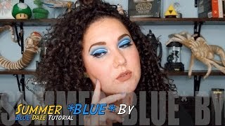 Summer *BLUE* By | Speedy Quick Makeup tutorial
