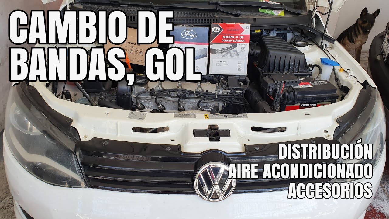 Cambio de banda de distribución VW Gol, Saveiro, Polo, Vento, 1.6