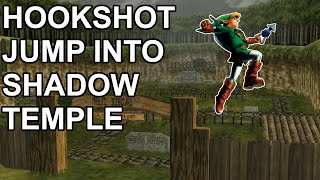 How to enter Shadow Temple Early with a Hookshot Jump