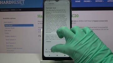 How to Change Font Size on NOKIA C20 – Set Up Font Size