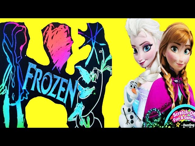 Frozen 2 Scratch Art