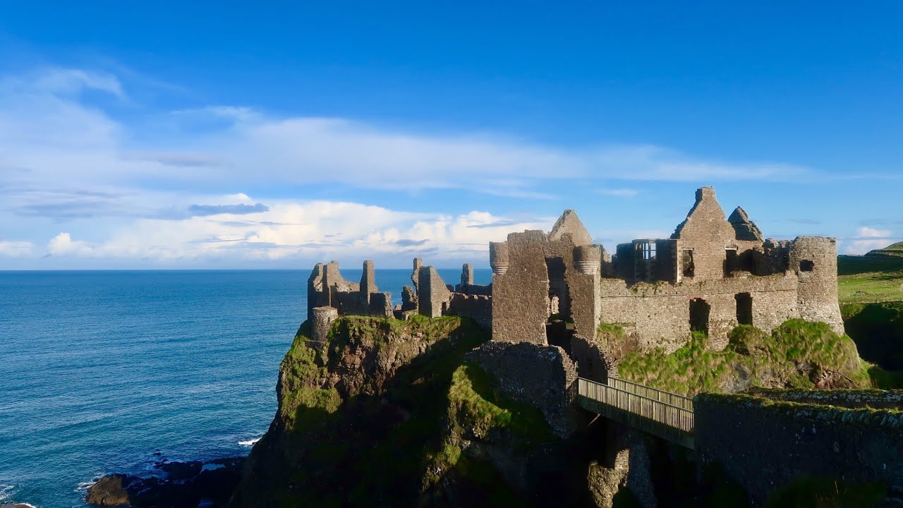 Visiting Dunluce Castle in Northern Ireland Day 65 Walking Around