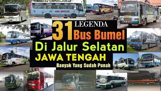 Sejarah & Nostalgia 31 PO Bus Legenda BUMEL di Jalur Selatan Jawa Tengah | Banyak Yang Sudah Punah ❗