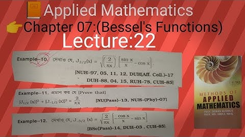 Honours 4th year,Methods of applied mathematics,Bessel