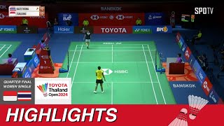 [WS] THAILAND VS INDONESIA (TUNJUNG) | (QF) THAILAND OPEN 2024