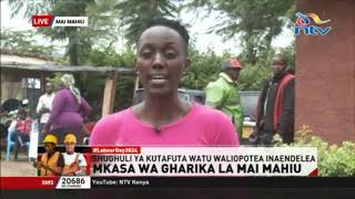 Mkaguzi maiti Johansen Oduor aanza kukagua maiti ya waliofariki katika mkasa wa gharika la Mai Mahiu