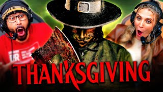 THANKSGIVING (2023) MOVIE REACTION!! First Time Watching | Horror Slasher | Full Movie Review