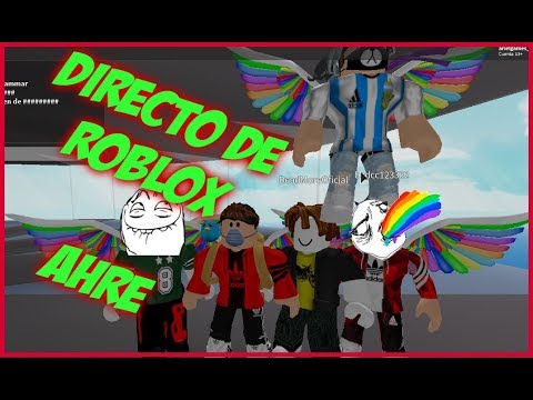 Directo Jugando Roblox V Donando Robux Teamgamers Road - directo de roblox donando robux youtube