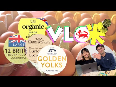 Vlog咪｜英國雞蛋荒未完又到蔬菜荒 部分超市貨架空空如也＊蛋荒持續近半年 本地蛋價持續上升＊英國蛋Lion Mark密碼＊英國邊隻蛋色水最靚？｜UK Egg & Vegetable Shortage