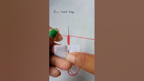 Blouse Hook loop stitching / hook loop stitching #shortvideo #shorts #ytshorts #hookloop #stitch