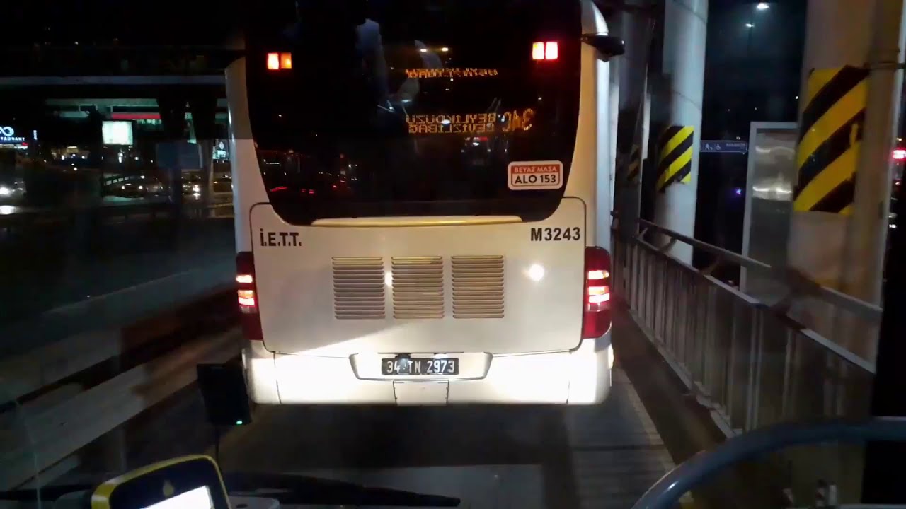 Iett Metrobus Mercedes Benz Capacity Aksam Onden Seyir Youtube