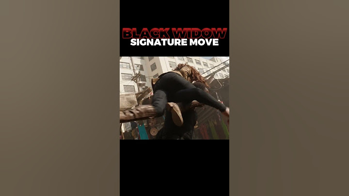 Black Widow Signature Move #pinkvenom #blackwidow #marvel
