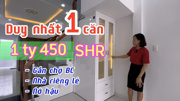 🔥 SHR 1 tỷ 450 giá đủ không phát sinh thêm cách chợ Bình Chánh 2.5km 🔥 Nhà đẹp ven Sài Gòn