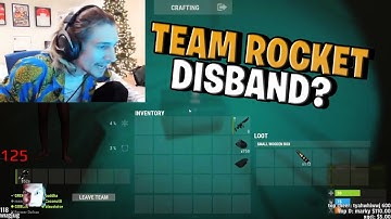 xQc LOSES IT and wants to disband Team Rocket in Rust - OTV & Friends Rust
