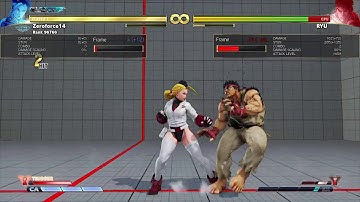Street Fighter V AE - Cammy V-Trigger combo