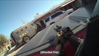 Police shootout body cam footage released