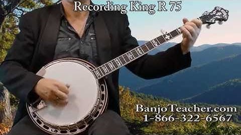 Recording King RK R75 Banjo Demo Video by Ross Nickerson - BanjoTeacher.com