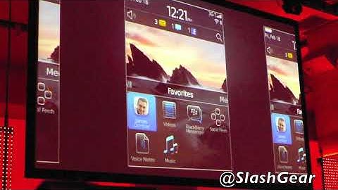 BlackBerry Torch OS 6 User Experience full demo