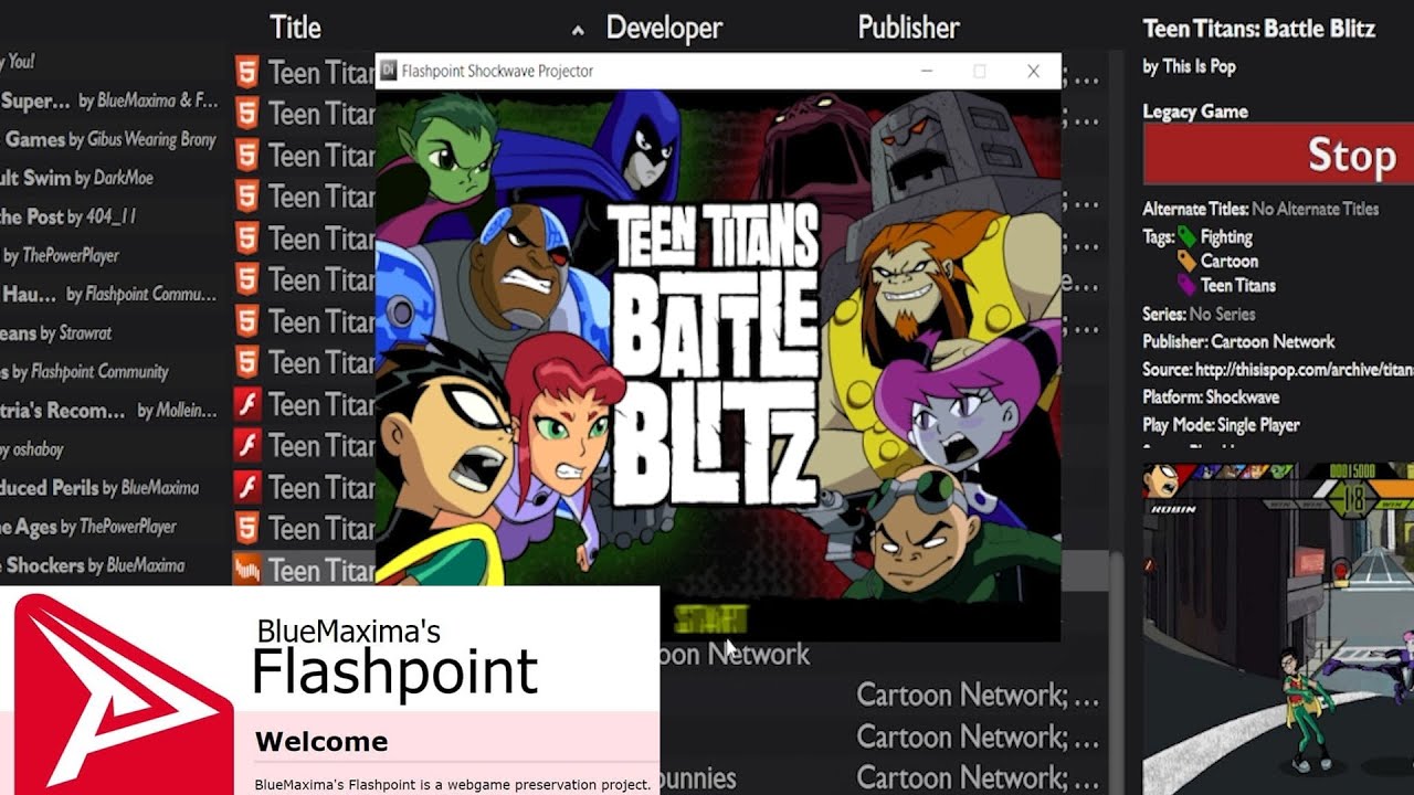 How to Play Teen Titans: Battle Blitz (And Other Flash Games) in 2022 