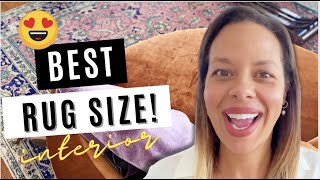 How to Choose the BEST Size Rug for Your Room Interior Design