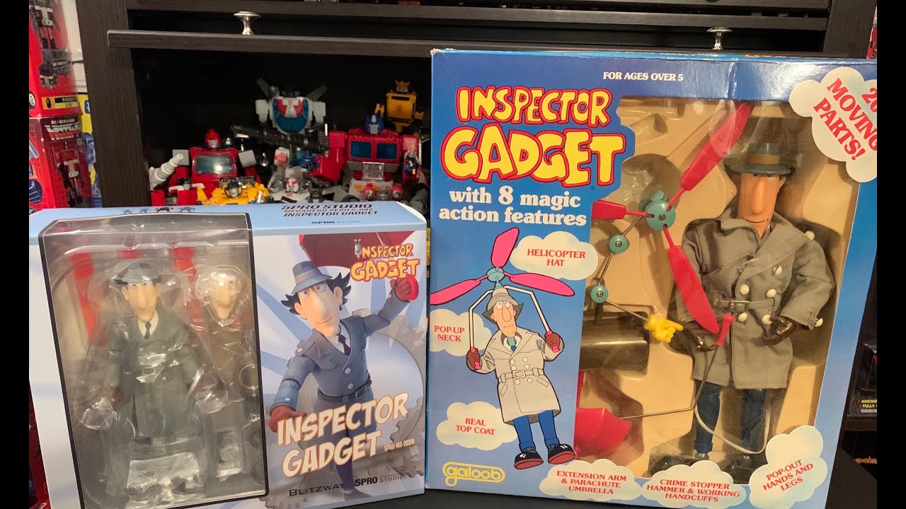 Inspector Gadget 1983 by Galoob VS Blitzway 5PRO Studio Version Unboxing