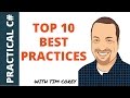 Top 10 C# Best Practices (plus bonuses)