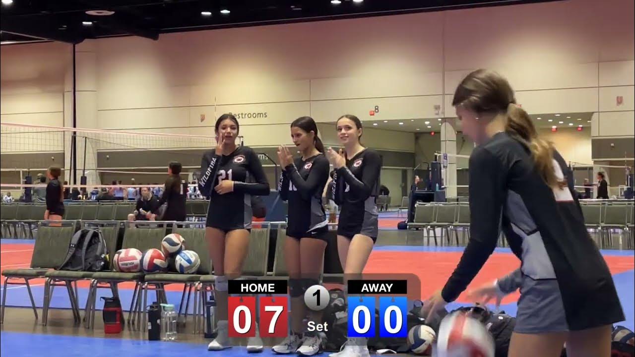 Wildfire 13N Selene VS Quest 13 Sue Asics Volleyball Challenge 2023 Bid