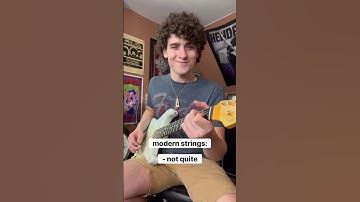 Do Vintage Guitar Strings Make a Difference? #shorts