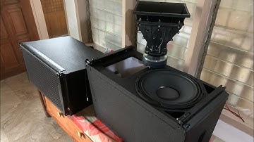 Line Array Speaker box Design | Single 12”