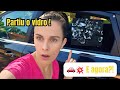 🚗 Partiu o vidro do carro! O que aconteceu? 😱 | VLOG de rotina na França 🇫🇷