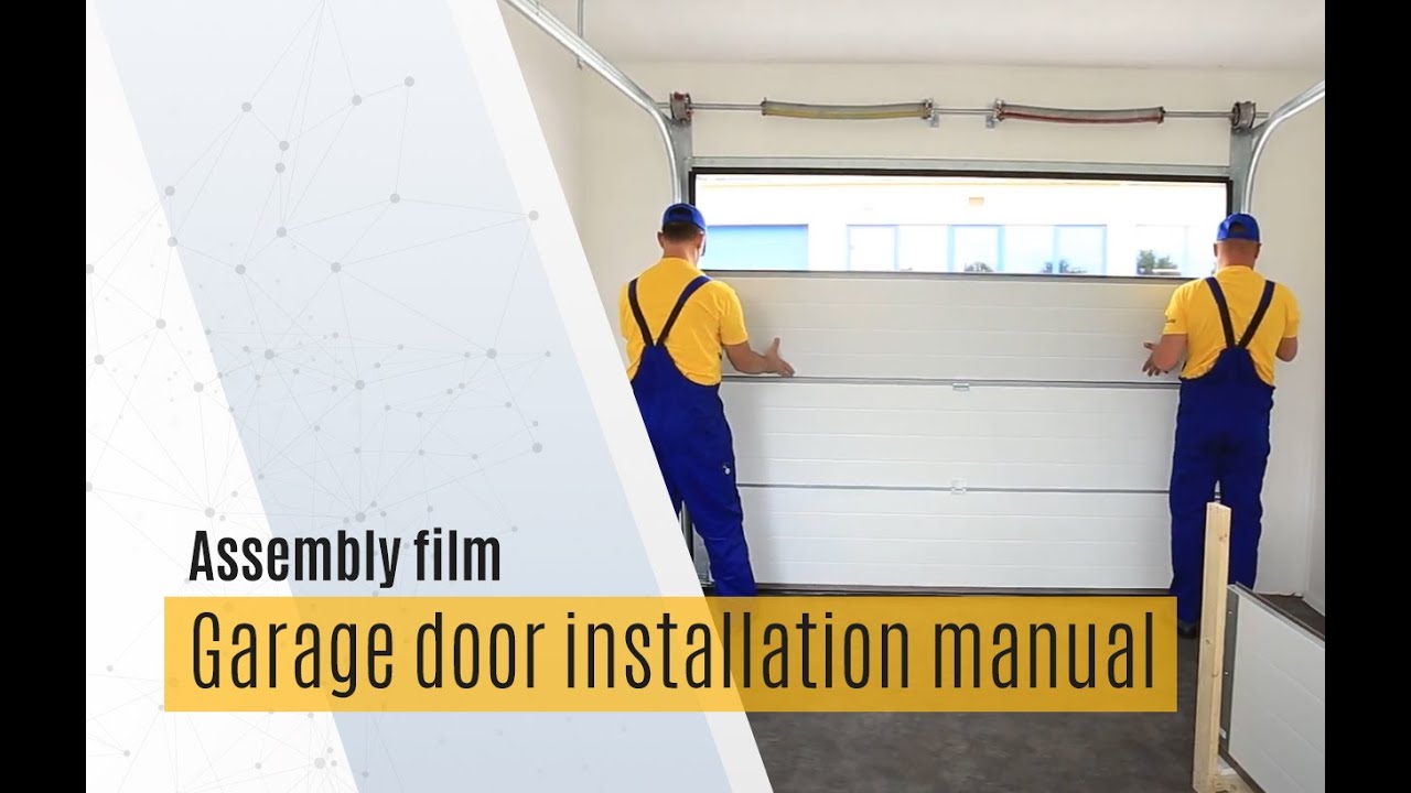 DAKO garage door installation manual YouTube