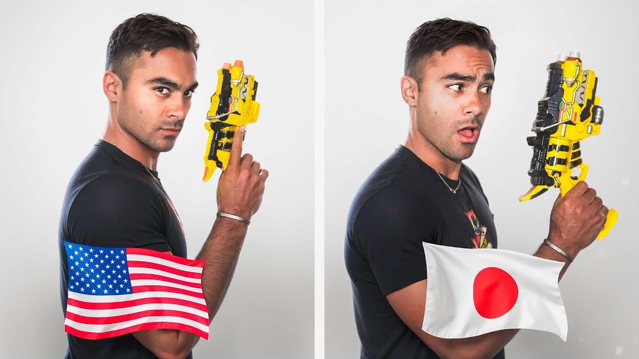 Power Rangers Toys - America vs Japan - YouTube