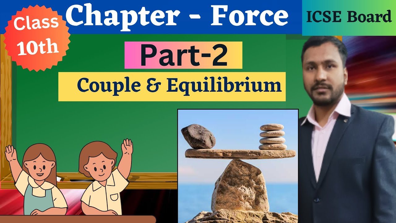 Class 10 ICSE Physics Chapter 1 : Force | Moment Of Force | Equilibrium ...