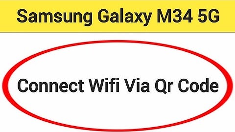 How to connect hotspot via QR code, Samsung Galaxy M34 5G me wireless internet connect kaise karen