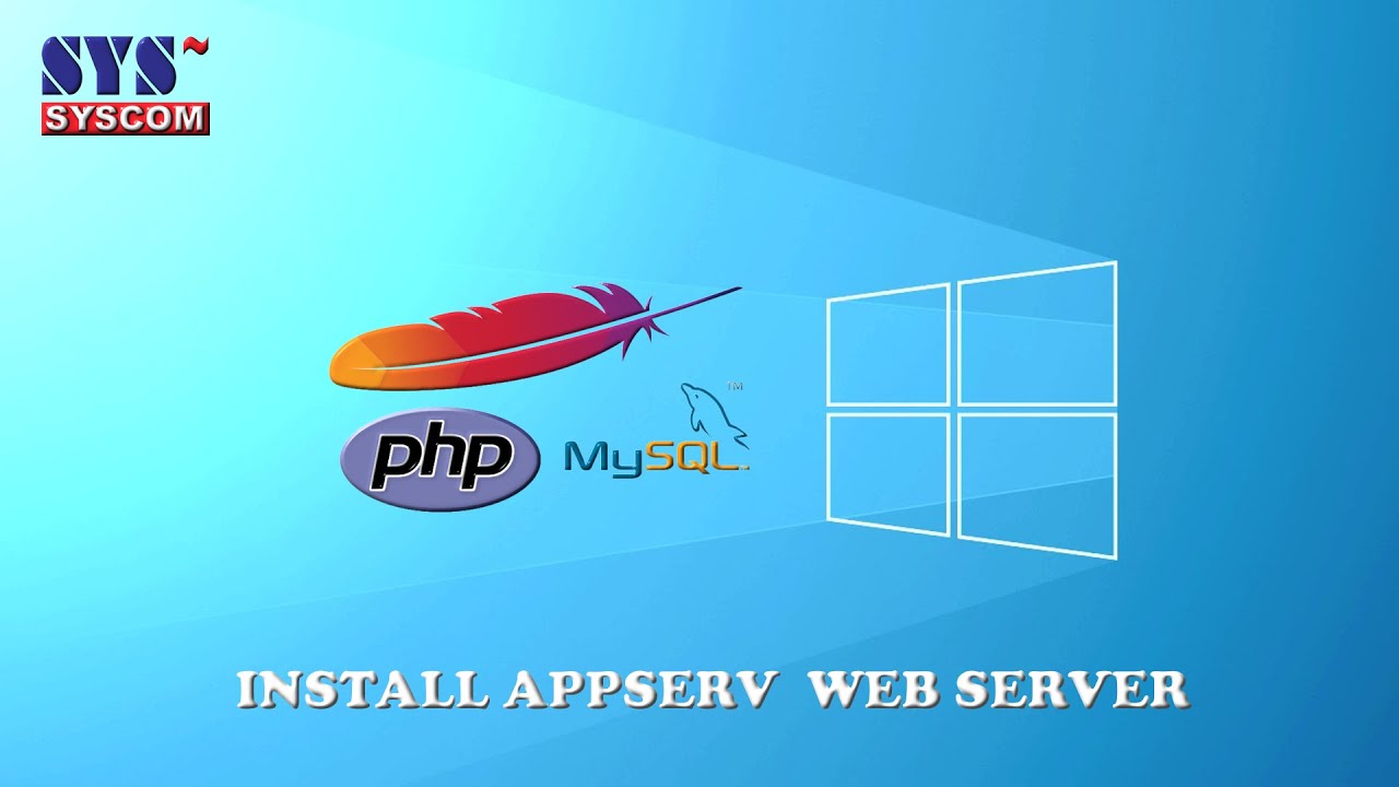เปลี่ยน port appserv  Update New  Install AppServ For Windows. Web Server