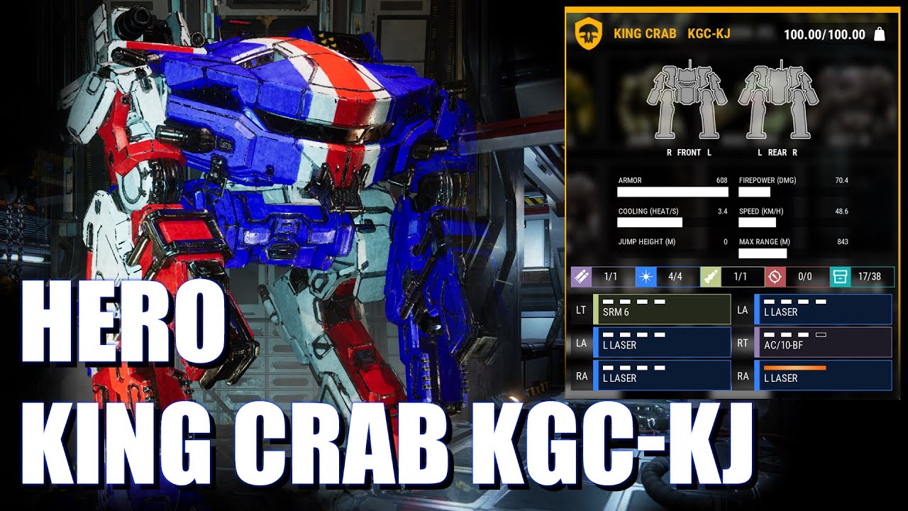 MechWarrior 5 HERO KingCrab KGCKJ YouTube
