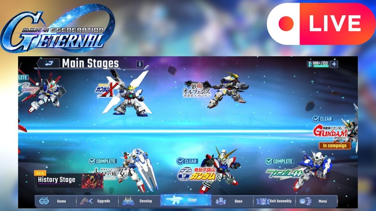 [LIVE] sd gundam g generation eternal #23 | ฟาร์มเนื้อเรื่อง ให้จบๆ