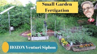 Small Garden Fertigation MADE EASY - Hozon Siphon Mixer