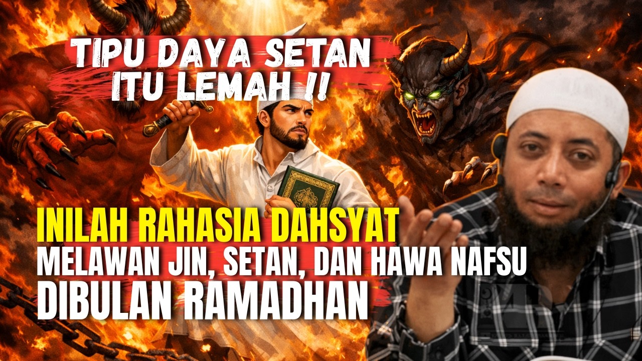 TIPU DAYA SETAN ITU LEMAH‼️INILAH RAHASIA DAHSYAT MELAWANNYA !! - USTADZ KHALID BASALAMAH