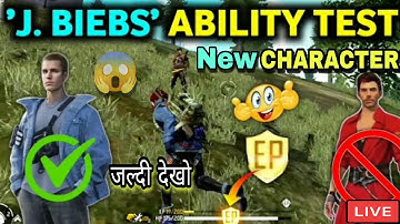 new character ability full detail in free fire j biebs ability test ob35 update NIKKU FF GAMER