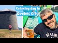 RELAXING day in QUEBEC CITY | Picnic in a Park + Beer in a Pool + Train to Montreal