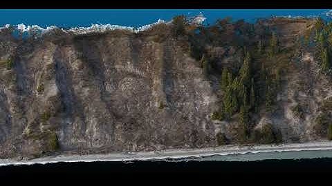 3D model animation for studying Lake Michigan coastal erosion
