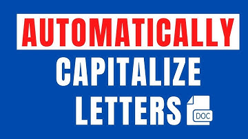 Google Docs Tutorial For Beginners: Capitalize All Letters In Google Doc [EASILY] | Google Doc