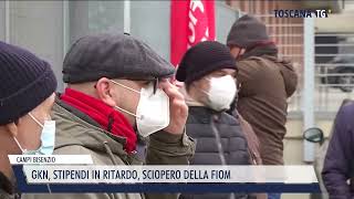2022-11-09 CAMPI BISENZIO - GKN, STIPENDI IN RITARDO, SCIOPERO DELLA FIOM