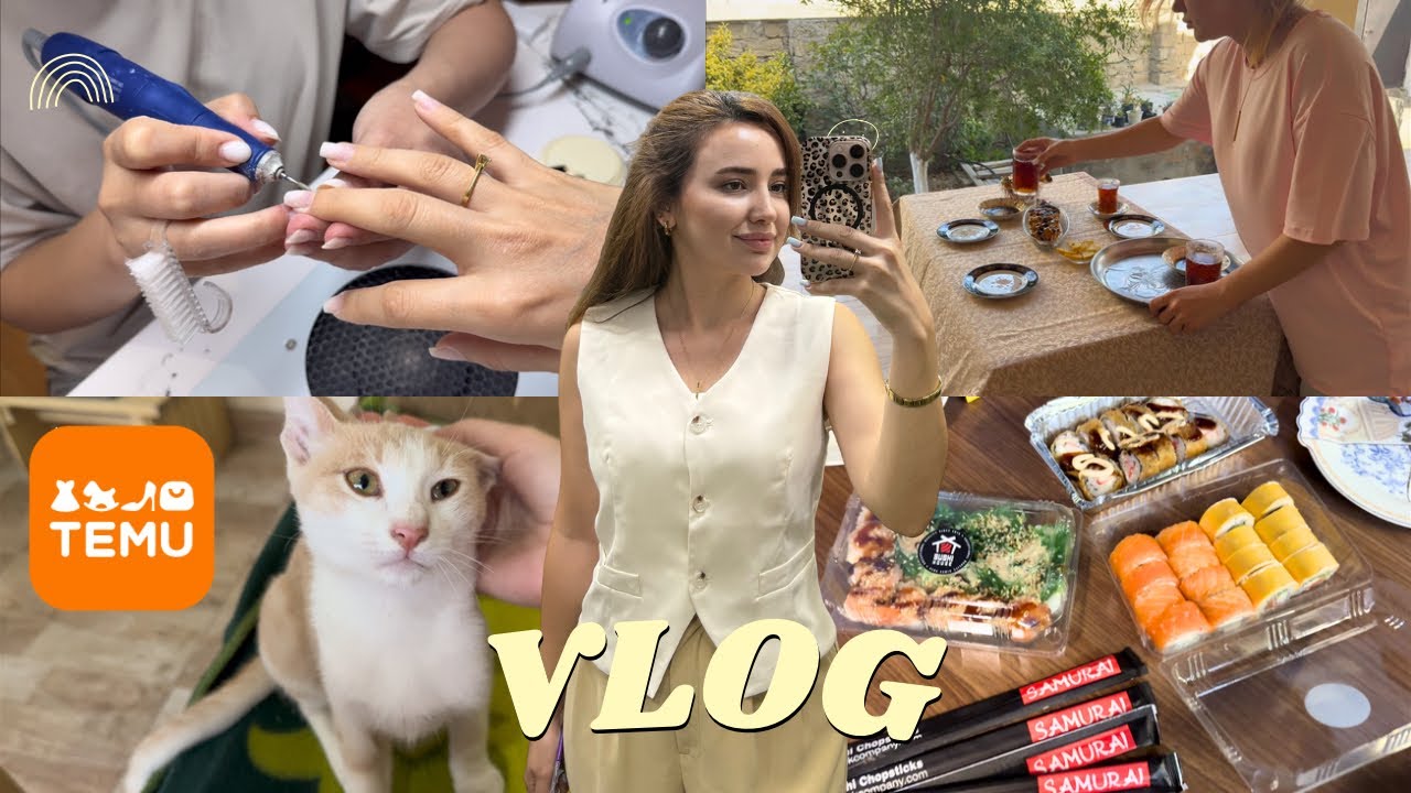 Sentyabr - yeni başlanğıclar ayı❤️Uzun Vlog❤️ Temu | Aziza Majidova