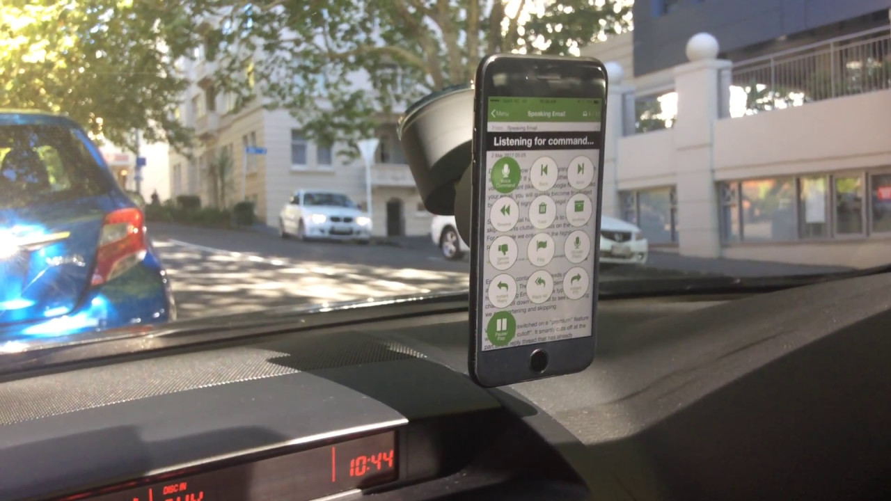 Speaking Email for driving