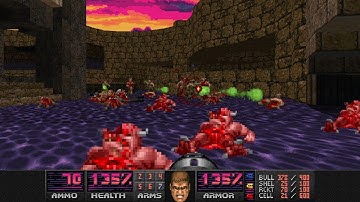 Doom 2 - Ancient Aliens (Map 9: The Nectar Flow): UV-Fast 100% (Map Author: Joshy)