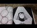 DISNEY VILLAIN ADULT COLORING BOOK LOOK THROUGH